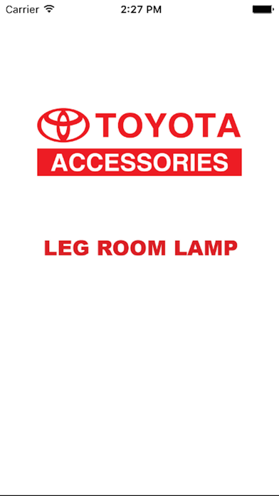 Screenshot #1 pour TOYOTA - Leg Room Lamp