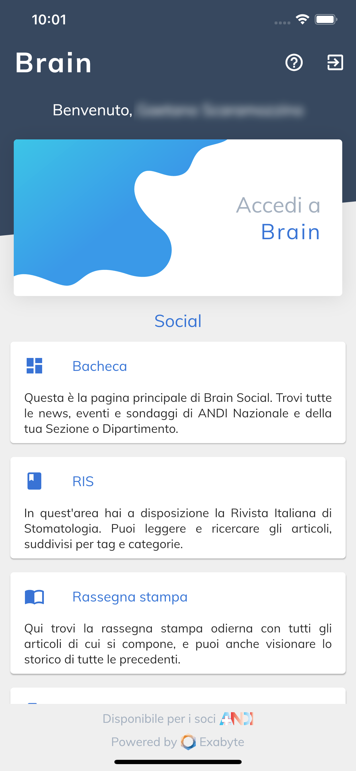 Brain - Portale Soci ANDI screenshot 3