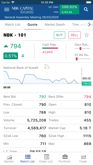 NBK Brokerage - Regional Screenshot