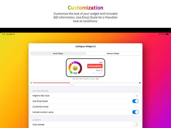 Screenshot #5 pour Breathable Air Quality Widget