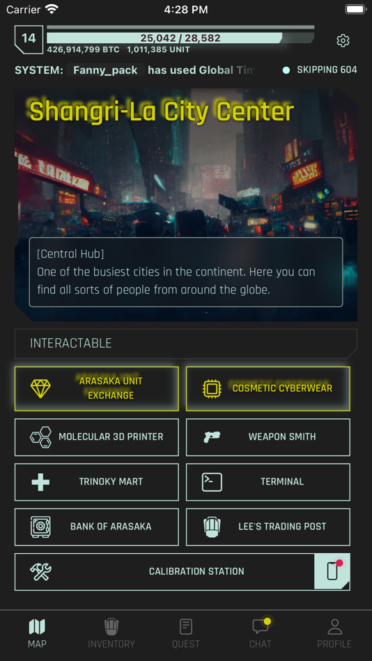 #4. CyberCode Online: Text RPG (iOS) 由: Ching Huang