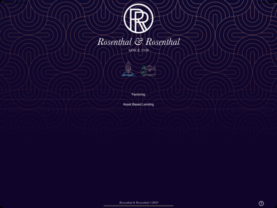 Rosenthal Capital Group iPad screenshot 1 - Business app