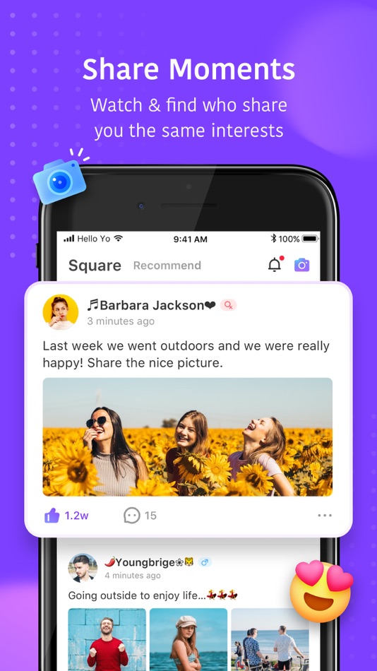 #5. Hello Yo – Group Chat Rooms (iOS) Podle: HELLO YO PTE. LTD.