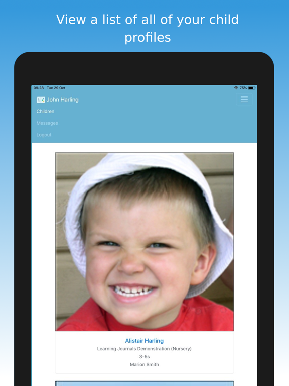 Screenshot #4 pour Learning Journals ParentZone
