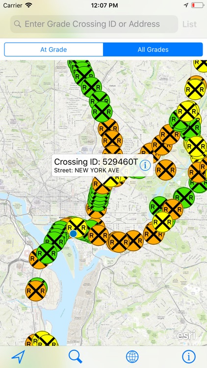 Rail Crossing Locator