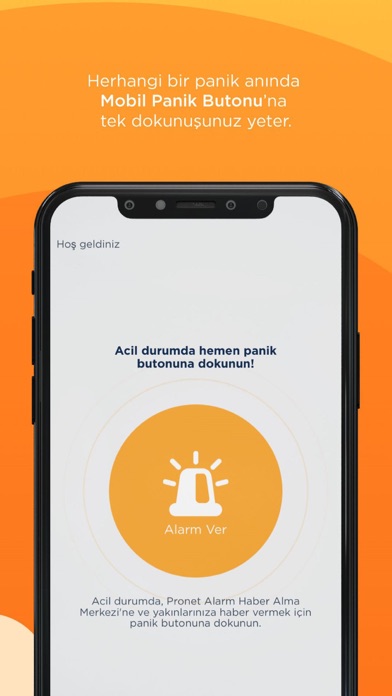 Screenshot #3 pour Pronet Mobil Panik Butonu