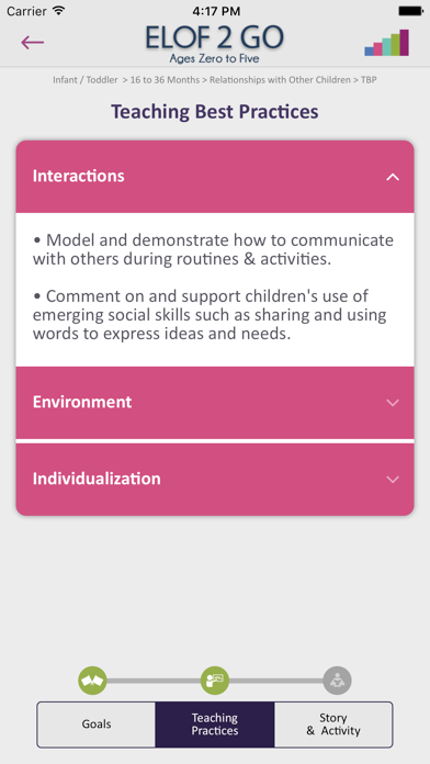 ELOF 2 GO iPhone screenshot 4 - Education app