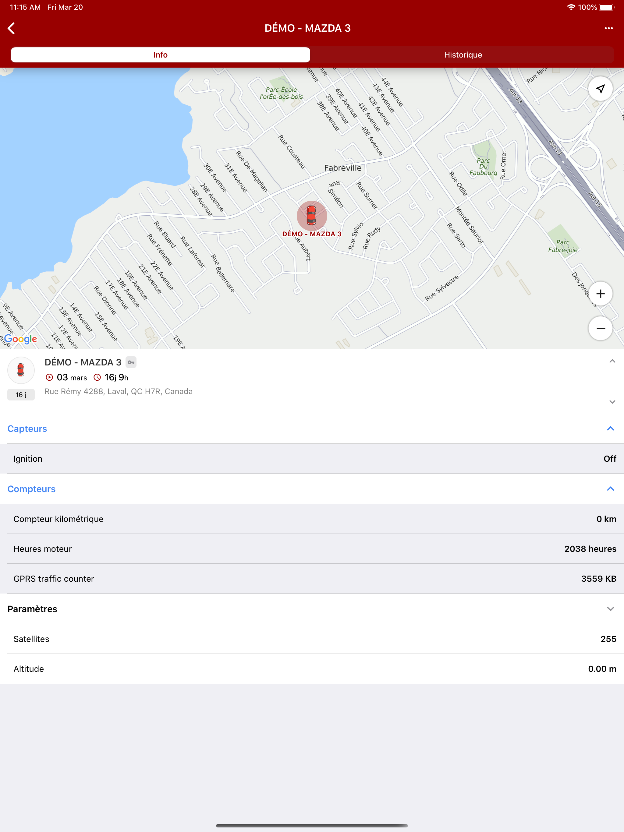 Géolocalisation EasyGo