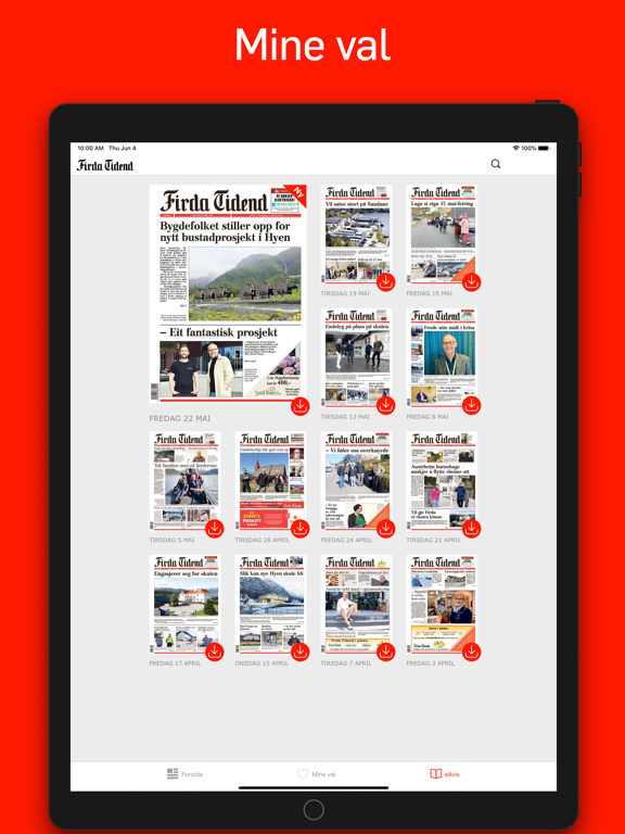 Firda Tidend iPad screenshot 4 - News app