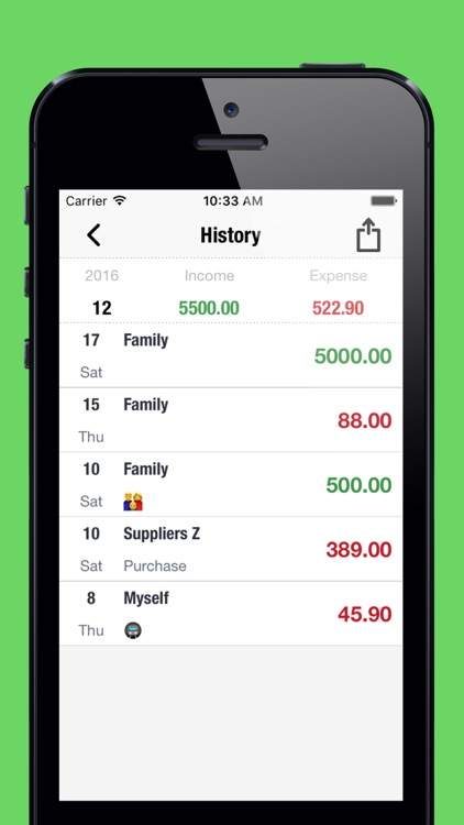 Spending Tracker-Account screenshot-3