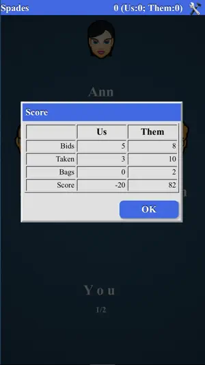 Spades Card Game* screenshot 4