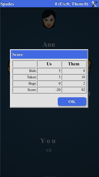 Spades Card Game* Screenshot