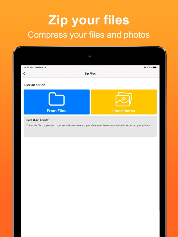 Screenshot #5 pour Unzipper: Zip File Viewer