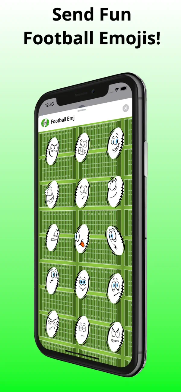 Screenshot #1 pour Football Emojis - Touchdown