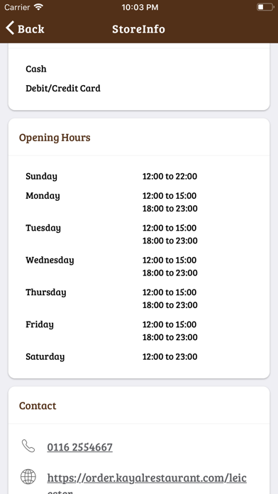 Kayal Restaurant Screenshot