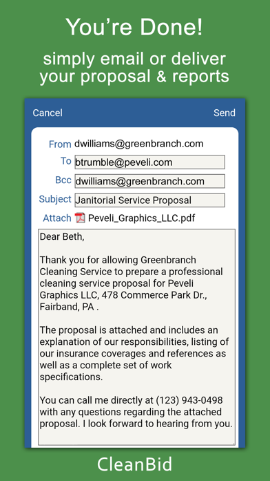 CleanGuru Janitorial Software iPhone screenshot 4 - Business app