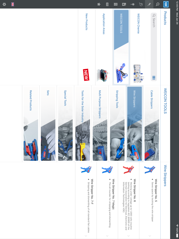WEICON iPad screenshot 3 - Business app