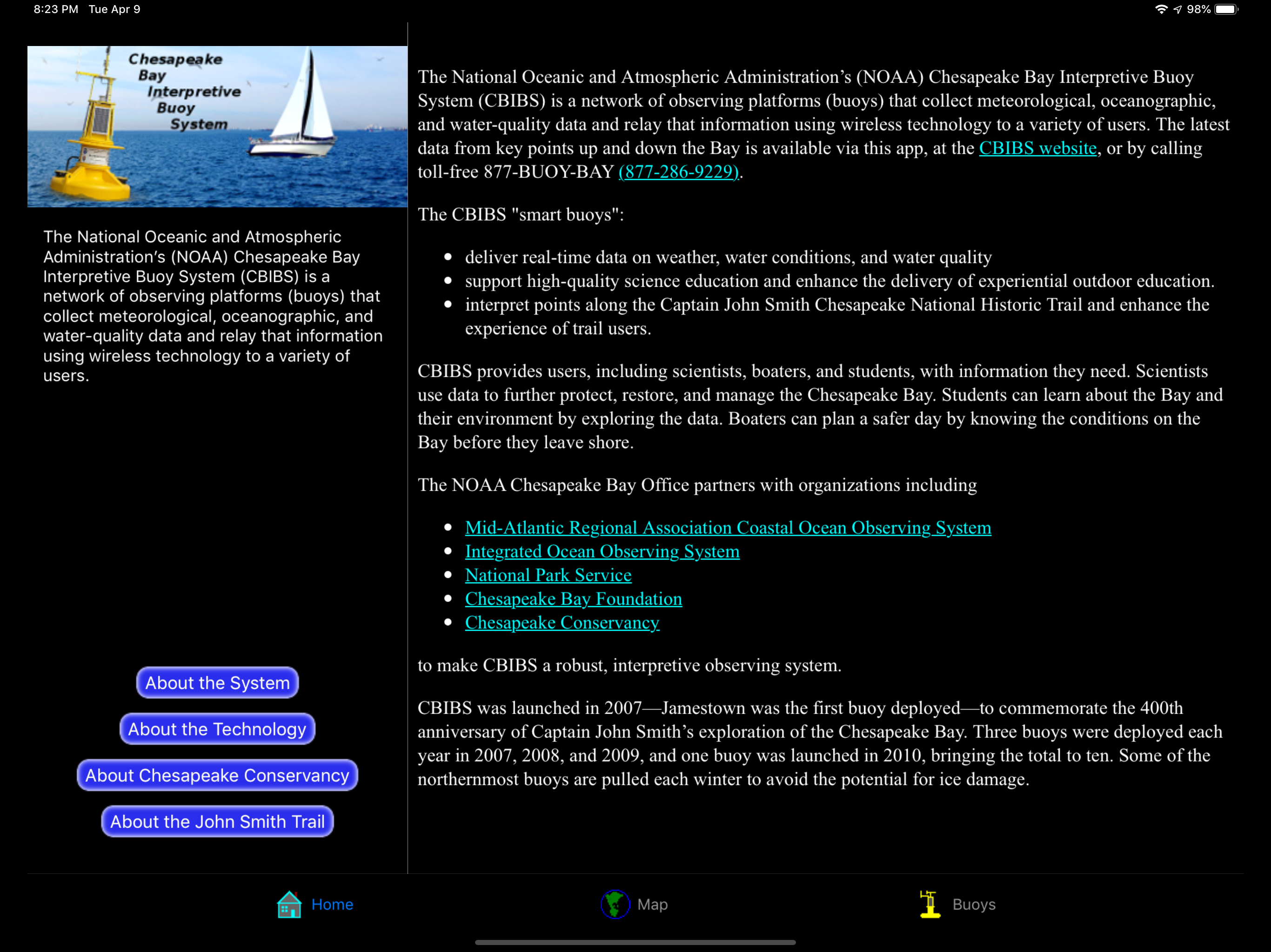 NOAA CBIBS