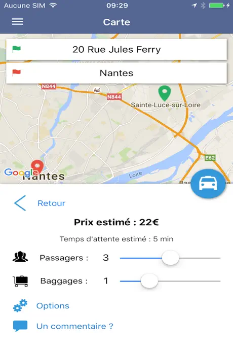Taxi Nantes