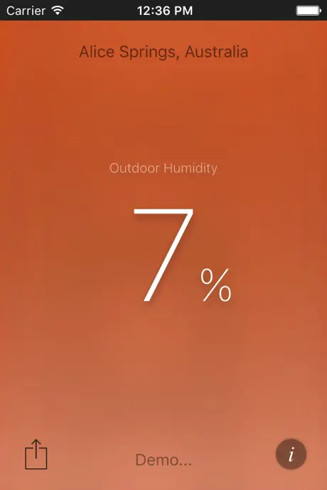 Humidity App