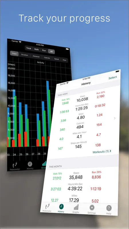 Footsteps Pedometer screenshot 2 of 4