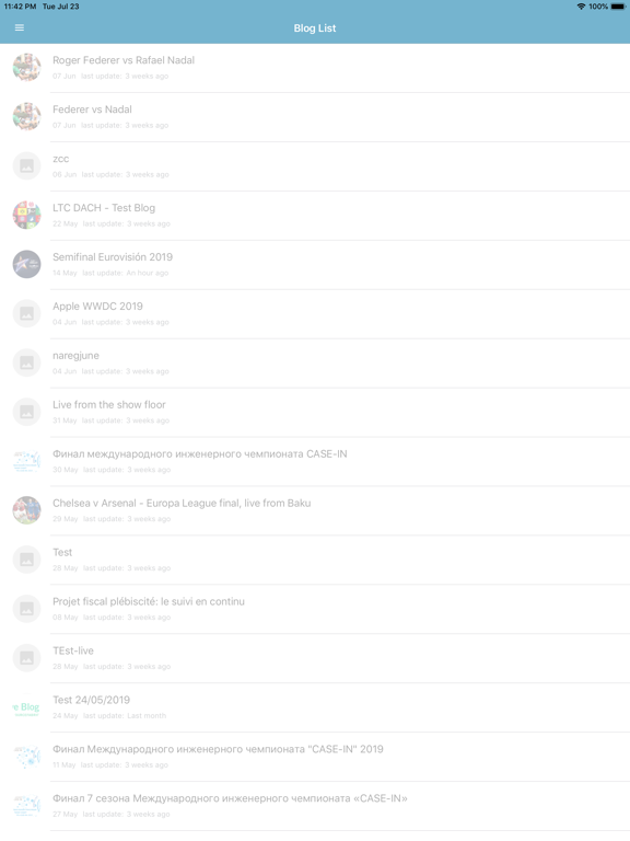 Screenshot #5 pour Live Blog Reporter