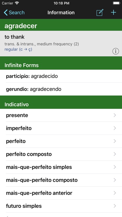 Portuguese Verbs & Conjugation
