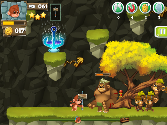 Monkey's Adventure Island iPad screenshot