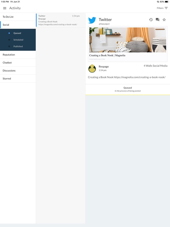 Respage iPad screenshot 2 - Business app