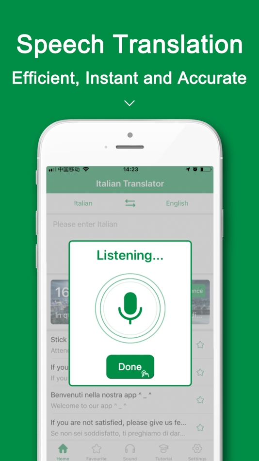#2. ItTranslator Italian Translate (iOS) 由: Shanghai Baowu Network Technology Co., Ltd.