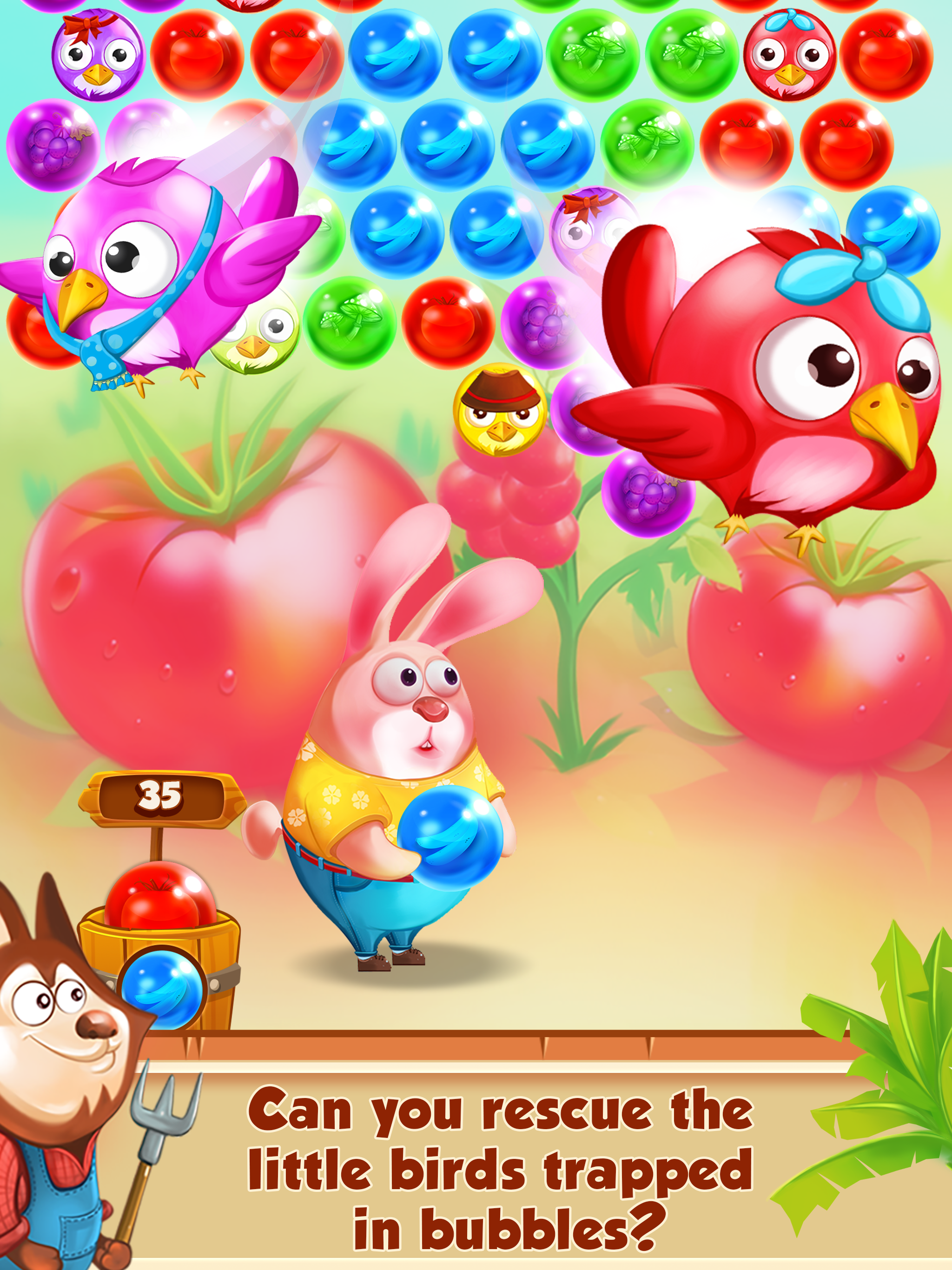 Bubble Shooter - Farm Pop Game