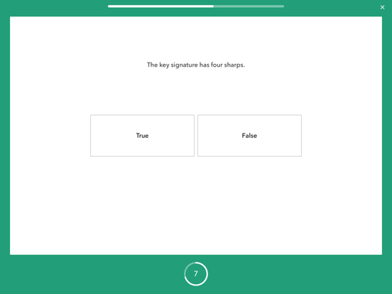 Piano Sight-Reading Trainer iPad app afbeelding 4