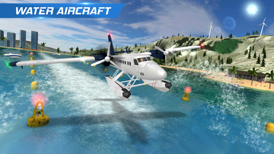#3. AFPS Airplane Flight Pilot Sim (iOS) Podle: MH Production
