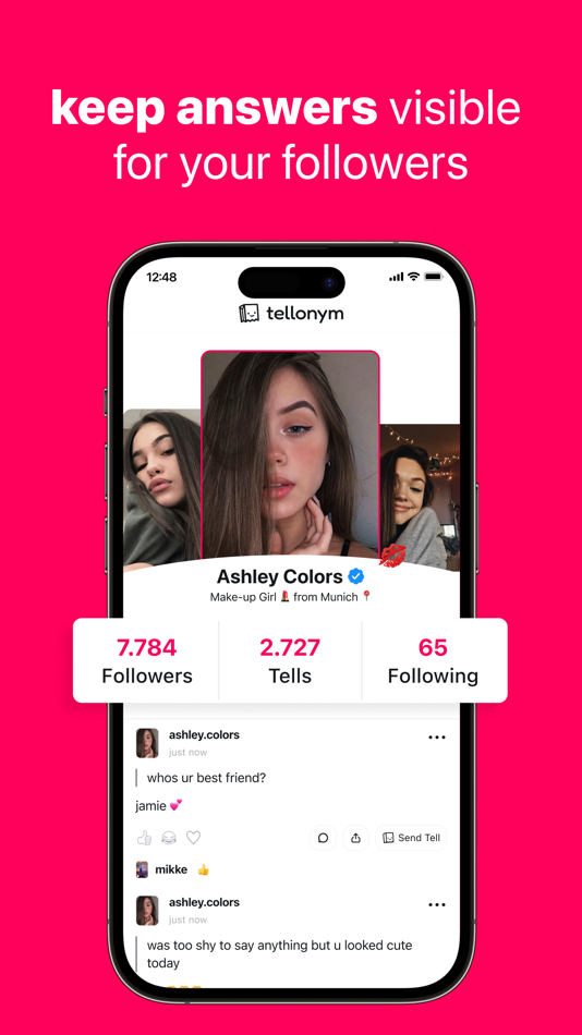 #3. tellonym - anonymous questions (iOS) 由: Callosum Software GmbH