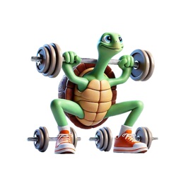 Turtle Workout Stickers