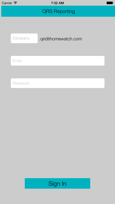 QRS Reporting Screenshot