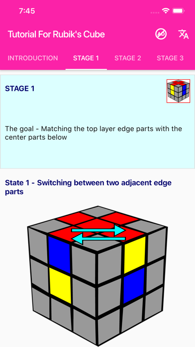 toy Cube Solver & Tutorial Screenshot