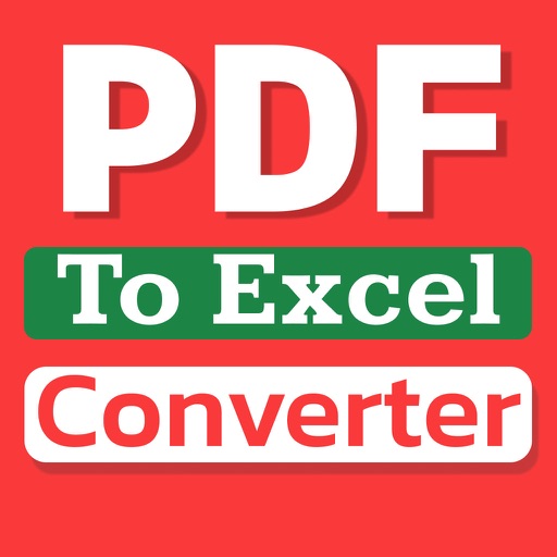 Convert PDF to Excel (xlsx)
