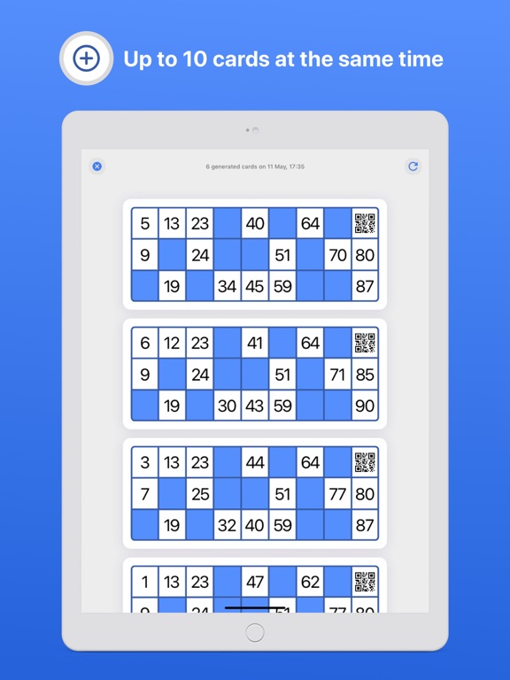 bingo!! cards iPad screenshot