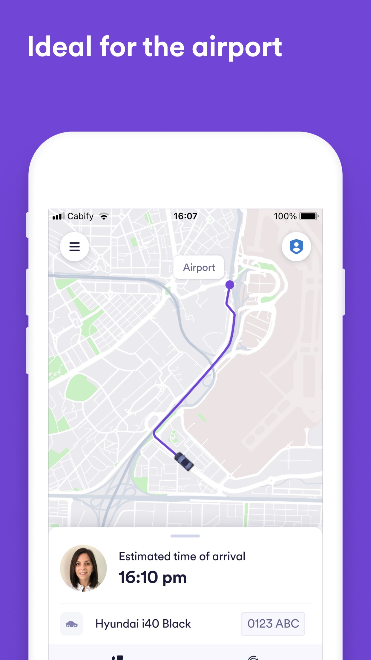 Screenshot do app Easy, um app da Cabify