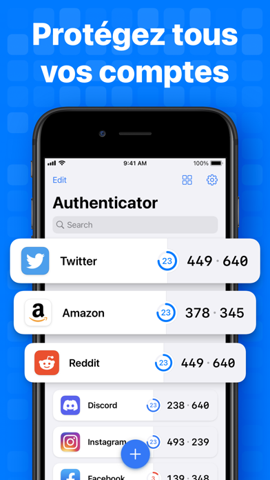 Screenshot #2 pour Authenticator +