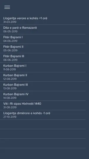 Takvimi Shqip screenshot 2