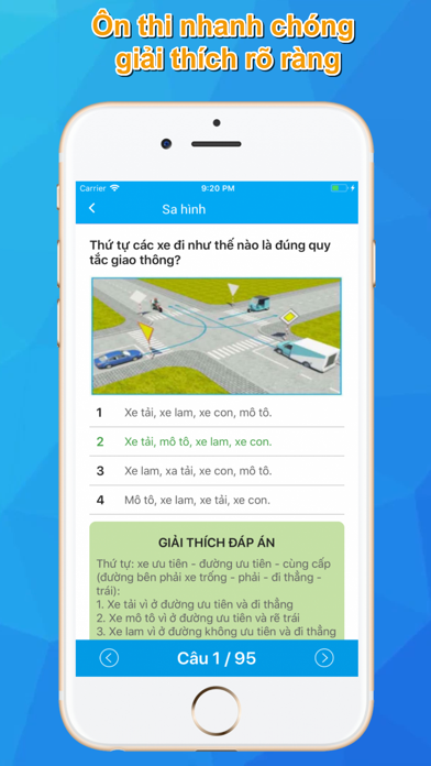 Screenshot #3 pour Ôn thi GPLX - 600 câu mới nhất