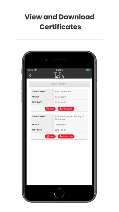App screenshot