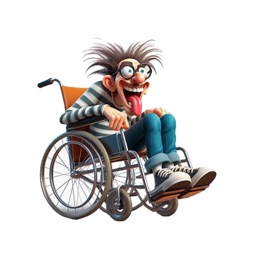 Wacky Wheelchair Stickers
