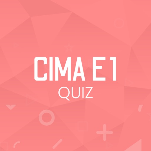 CIMA E1 Quiz