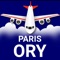 Flight arrivals and departures information for Paris Orly Airport (ORY)