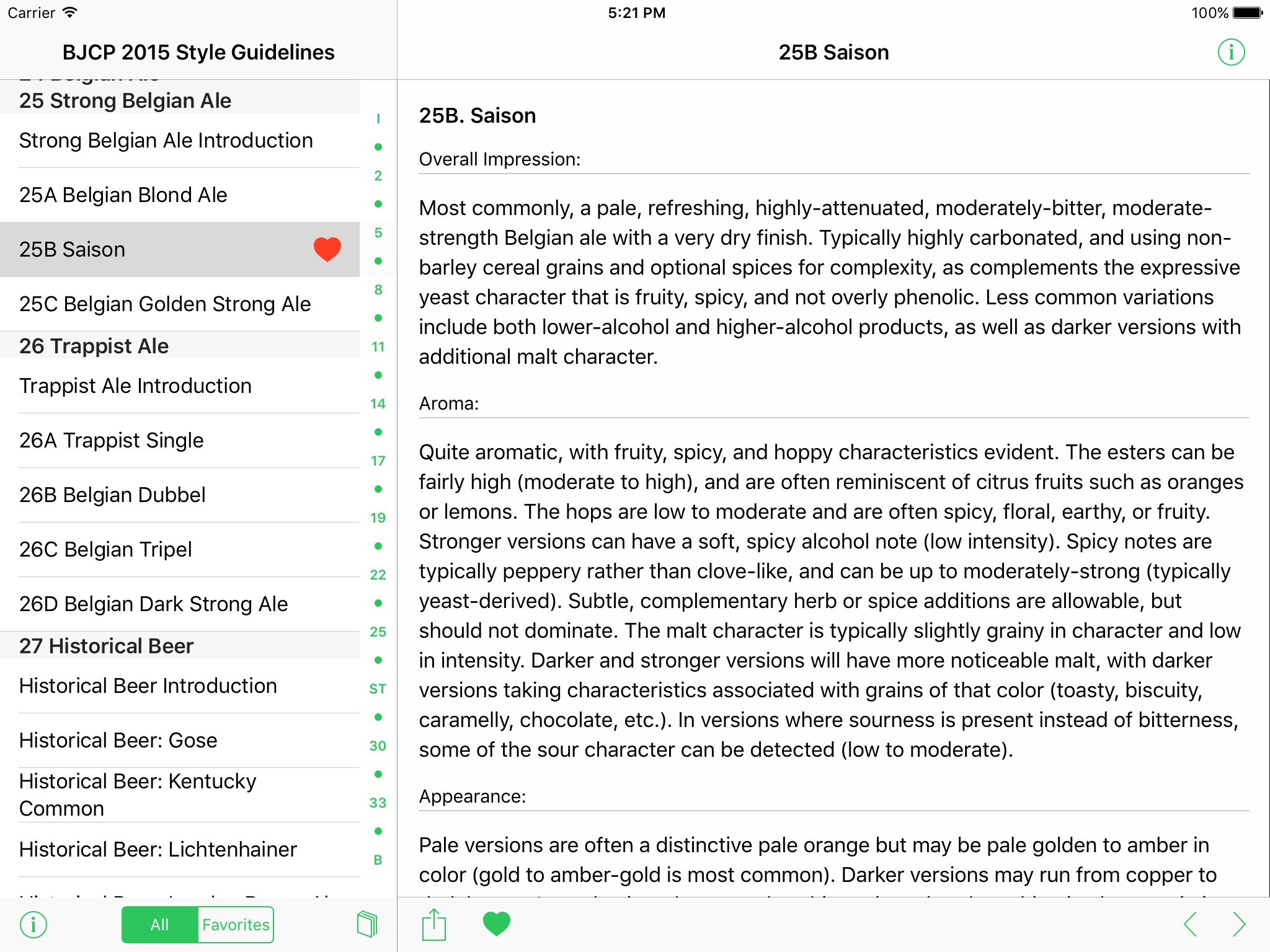 Beer Style Guidelines screenshot 2