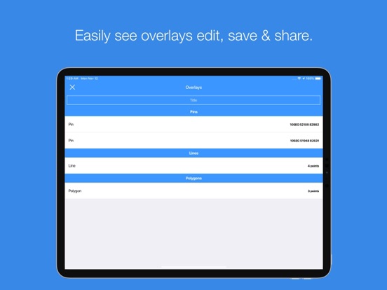 MGRS, UTM, DMS & ED50 - LUC iPad screenshot 4 - Navigation app