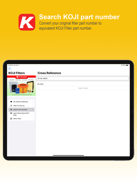 Screenshot #6 pour KOJI Filter App